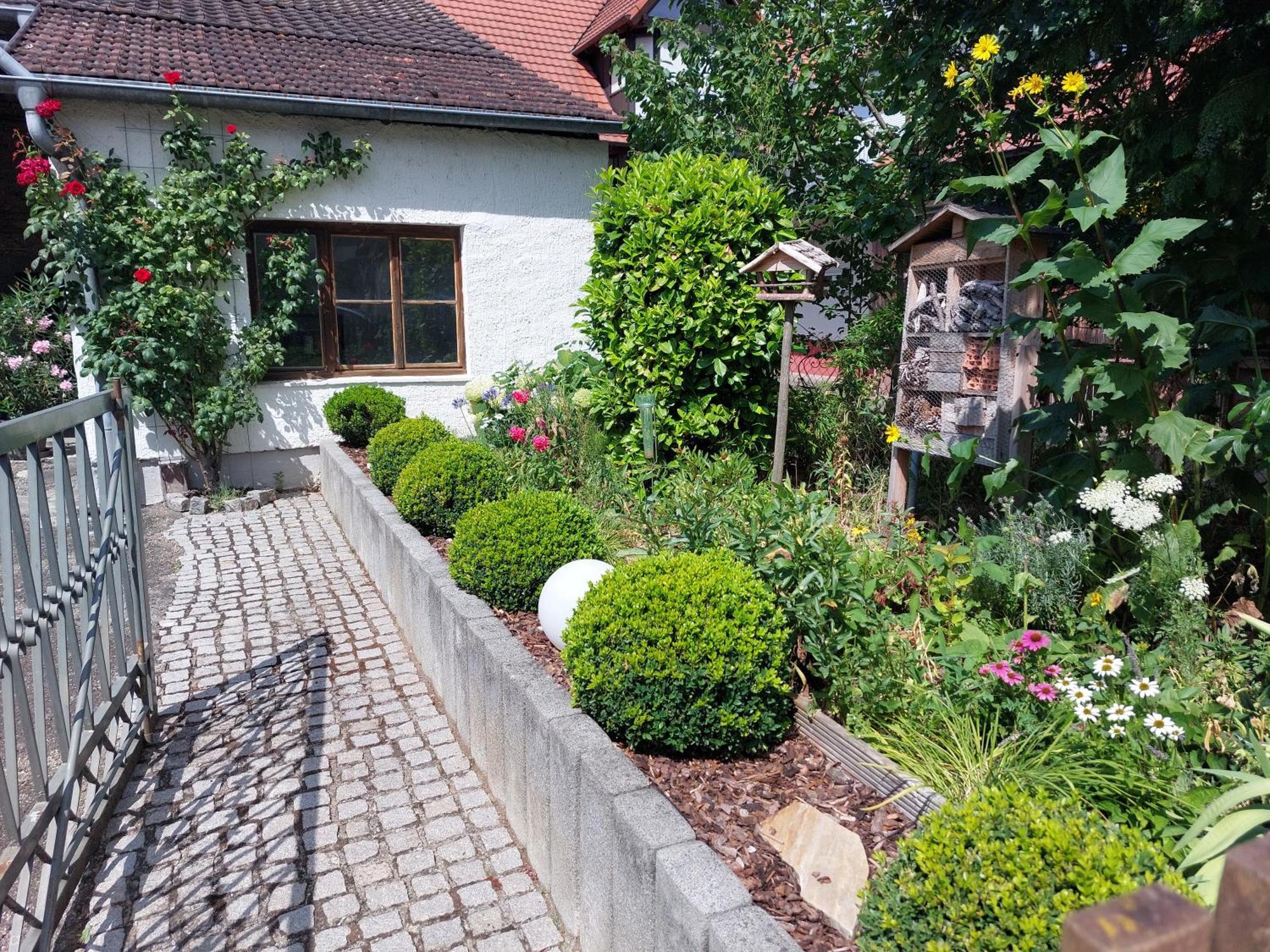 Kleines Bauernhaus Mit Nostalgischem Flair Villa Rheinhausen Exterior photo